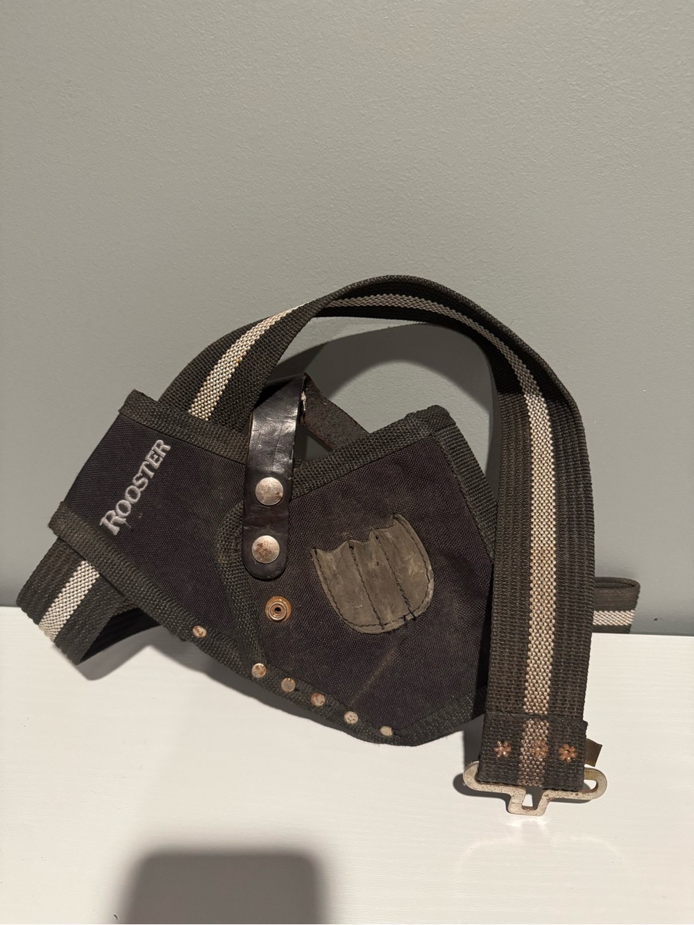 Rooster Black Drill holster Belt